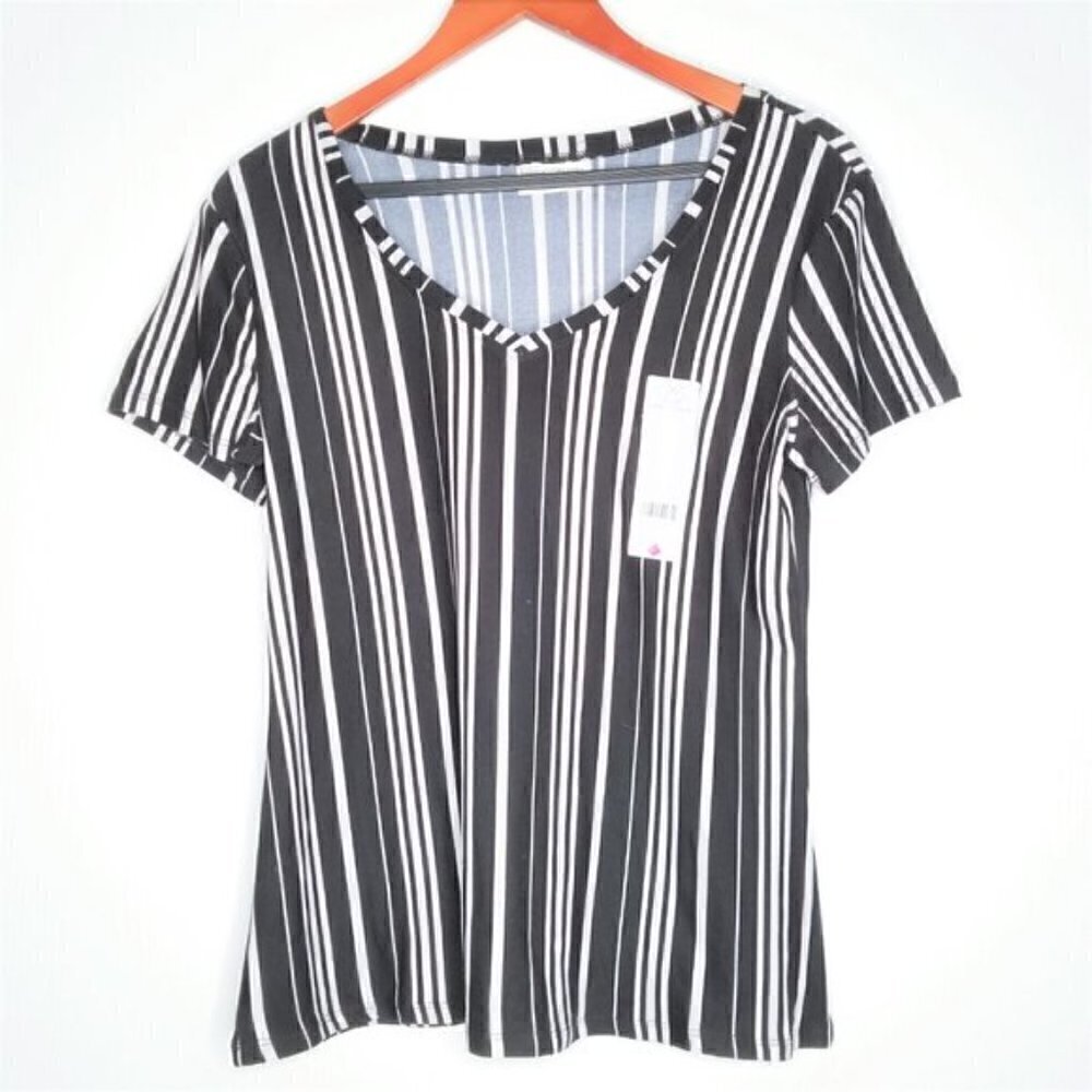 4/$25 NWT Set of 2 Bobbie Brooks V Neck Top